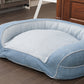 Blue Jean Horseshoe Couch
