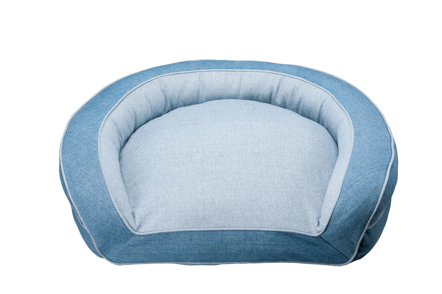Blue Jean Horseshoe Couch